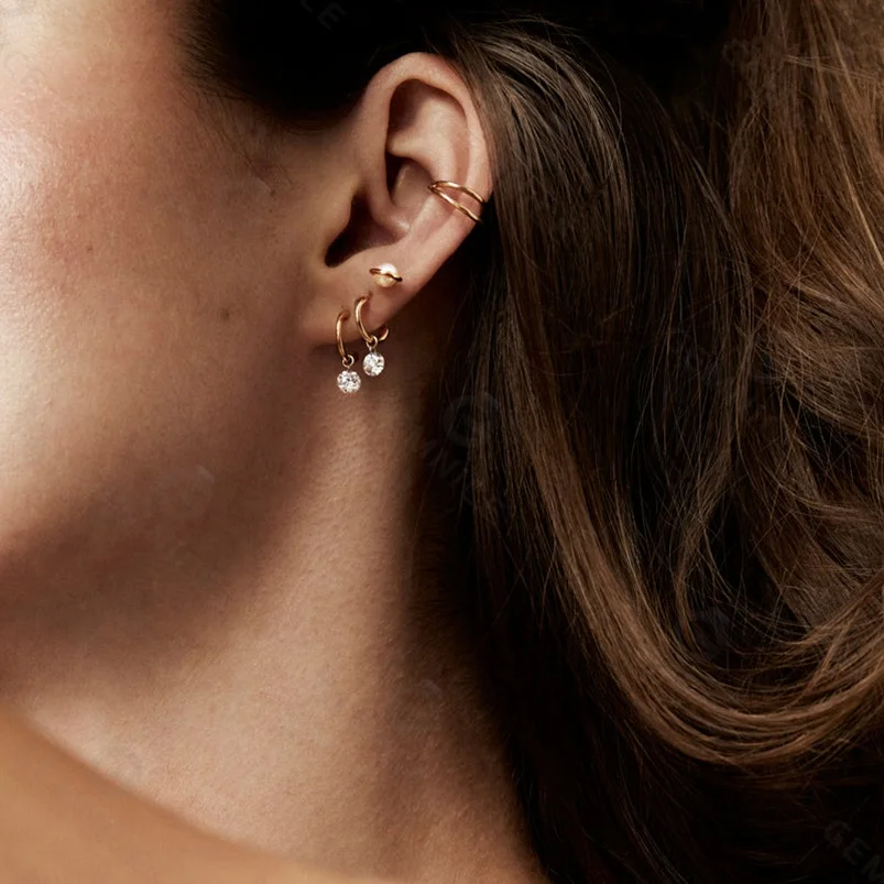 Серьги-гвоздики из драгоценных 925