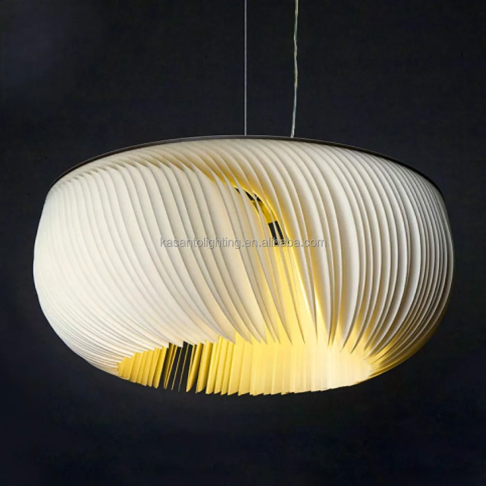 Hot sale vintage pendant lamp white parchment pendant lamp for hotel shop restaurant decoration from zhongshan