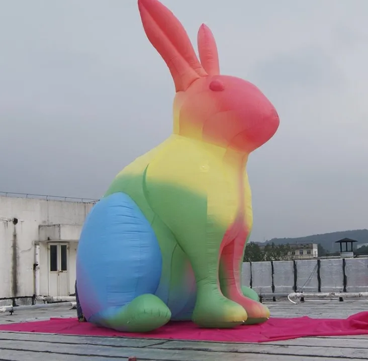 Kids Air Bag Nerf Bunker Gymnastics Mats Inflatable Cartoon Characters