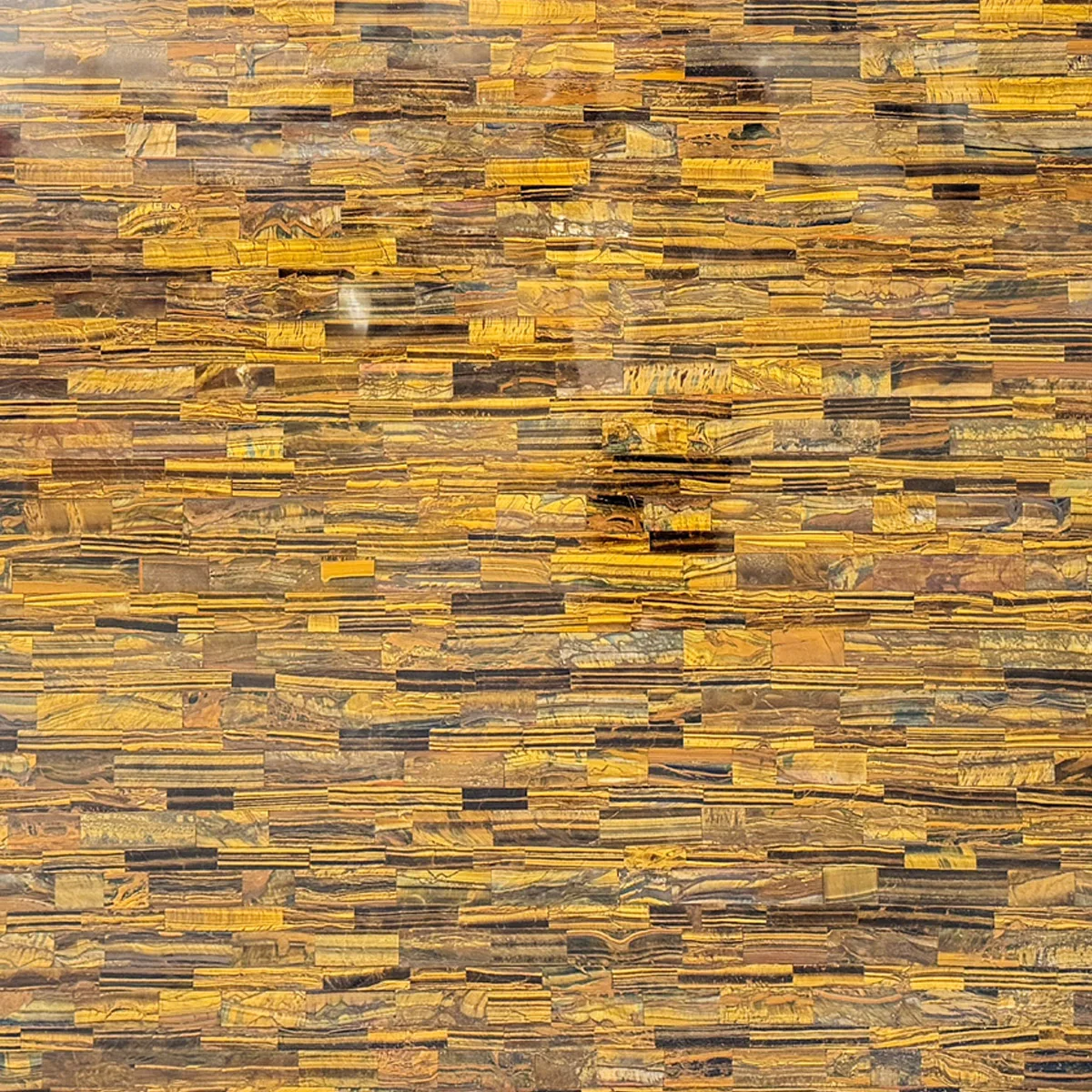 Luxury Yellow Marble Kitchen Island Countertop Tiger Eye Stone Backsplash Borad