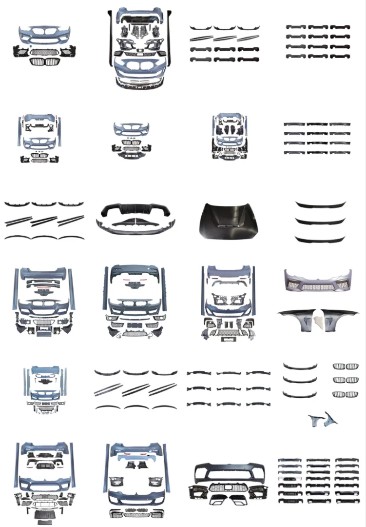 Бампер подходит для BMW MC M TECH M2C M3 M3X X4M M4 X5M M5 X6M M8 BENZ A45 AMG C63 E63 S63 S65 C43 G63 PEUGEOT 406 407