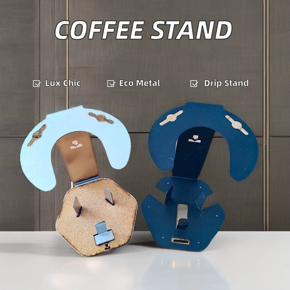 Custom Hot Sale Luxury Metal Pour Over Coffee Bracket Drip Stand Coffee Filter Cup Bracket Filter Holder for Brewing Coffee
