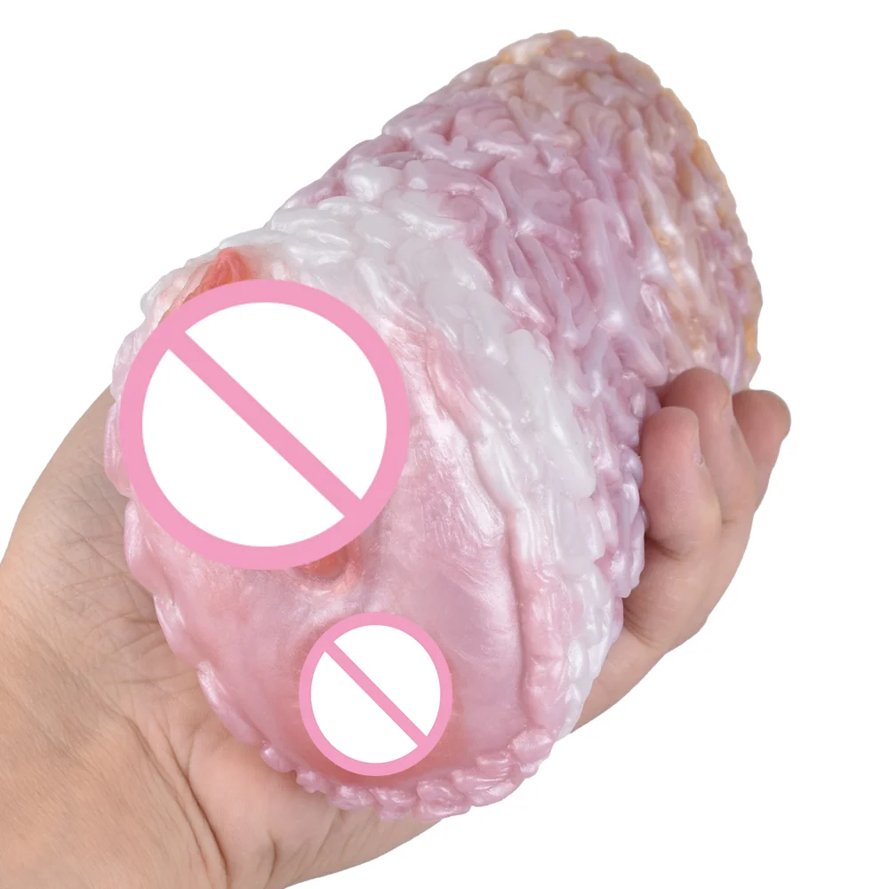 YOCY 2 in 1 male masturbators realistic textured pocket pussy and tight anal sex stroker adult masturbation