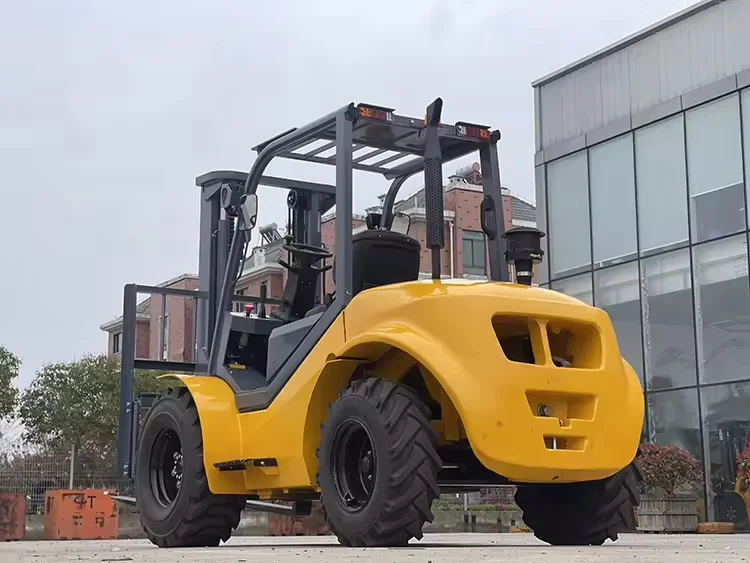Оптовая продажа дизельный погрузчик 4x4 3 5 тонн 0 для наружного использования 4 колеса внедорожные вилочные погрузчики переносные пересеченной местности