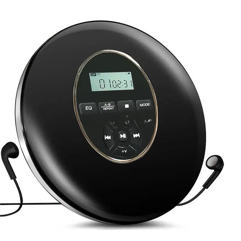 Портативный CD-плеер радио USB 5 в 1 А диск с объемным звуком MP3 WMA 265g 30 мм музыкальный аудиоплеер