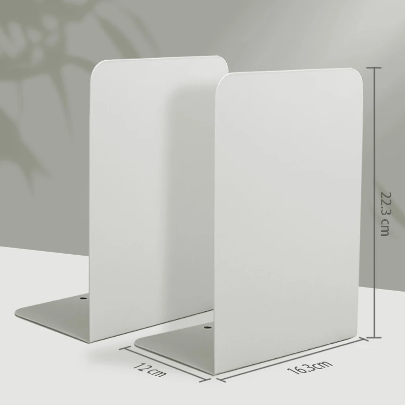 New Design Heavy Duty L Shaped Custom Decorative Strong Iron Bookends Holder Colorful Book Stand Metal Bookend Book Stand