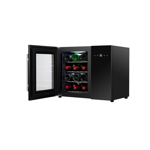 Wall mounted Wholesale freestanding constant temperature 12 bottles wine cooler fridge refrigerator,cellar cellar