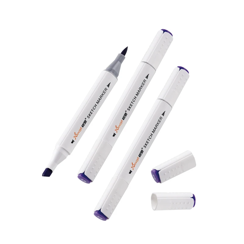 60 Colors Dual Tip Brush Set Alcohol Sketch Markers Pen Multi Colour Art Marker For Artist Drawing