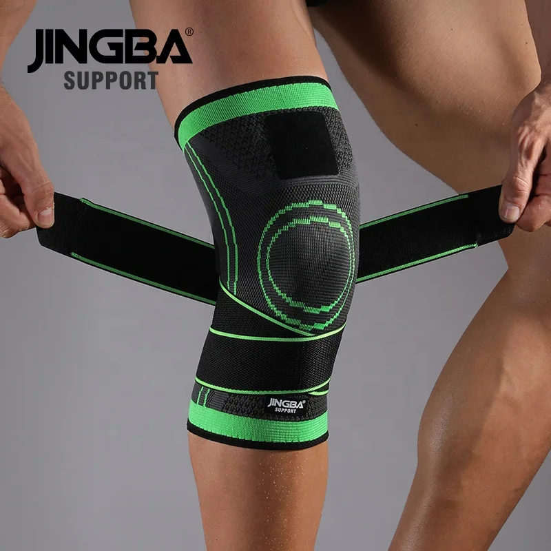 JINGBA Wholesale Sport Basketball knee pads Protective gear knee protector Volleyball knee support brace sleeves