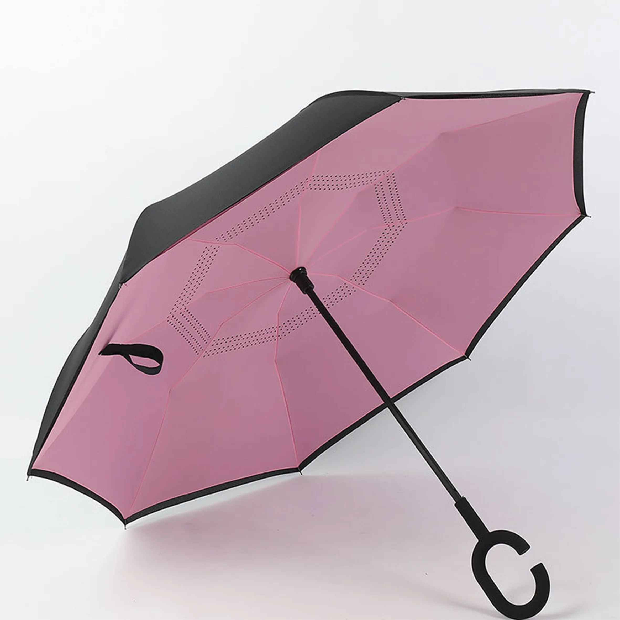 Parapluie Custom,Magic Inverted Umbrellass Manufacturers Reversible Umbrellas With C Handle/