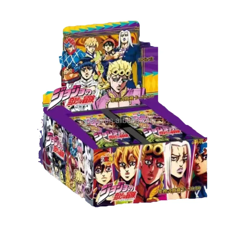 Оптовая продажа коллекционная карточка JoJo для странных приключений ACG TCG CCG Booster Box Подарочные игрушки хобби аниме JOJO причудливые приключенческие открытки
