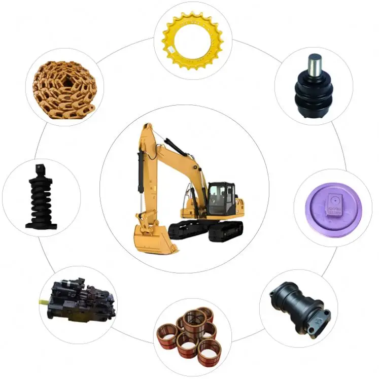 Mini Excavator Track Td15c U17-3 Ex30 Pc40 Kx41 Pc45 Sk50 Pc78 Ex100 Kx161 Bottom Roller For Kubota Hitachi Kobelco