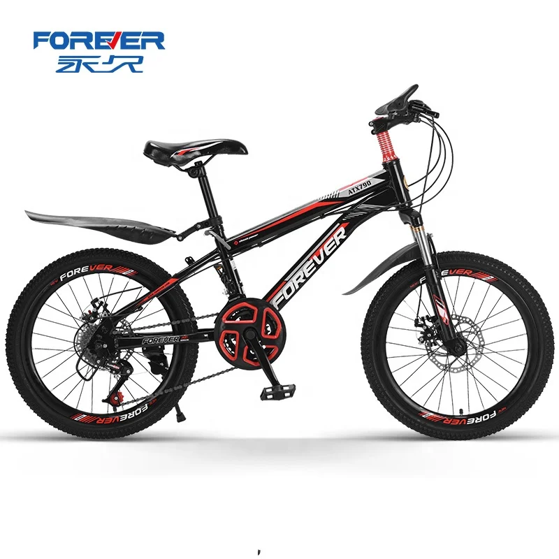 FOREVER Factory direct  20 inch 21 speed high carbon steel frame student mountain bike for student or children