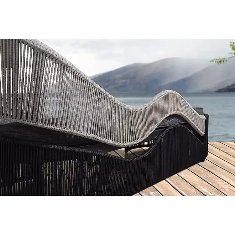 OEM Custom Garden Sofa Commercial Outdoor Exterior Furniture Weaved Rope Outdoor Furniture