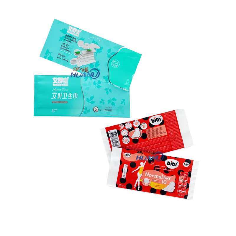 2023 New Arrival Custom Printing Packaging Bags Used In Disposable Hygiene Products Plastic Package For Female Sanitary Pad