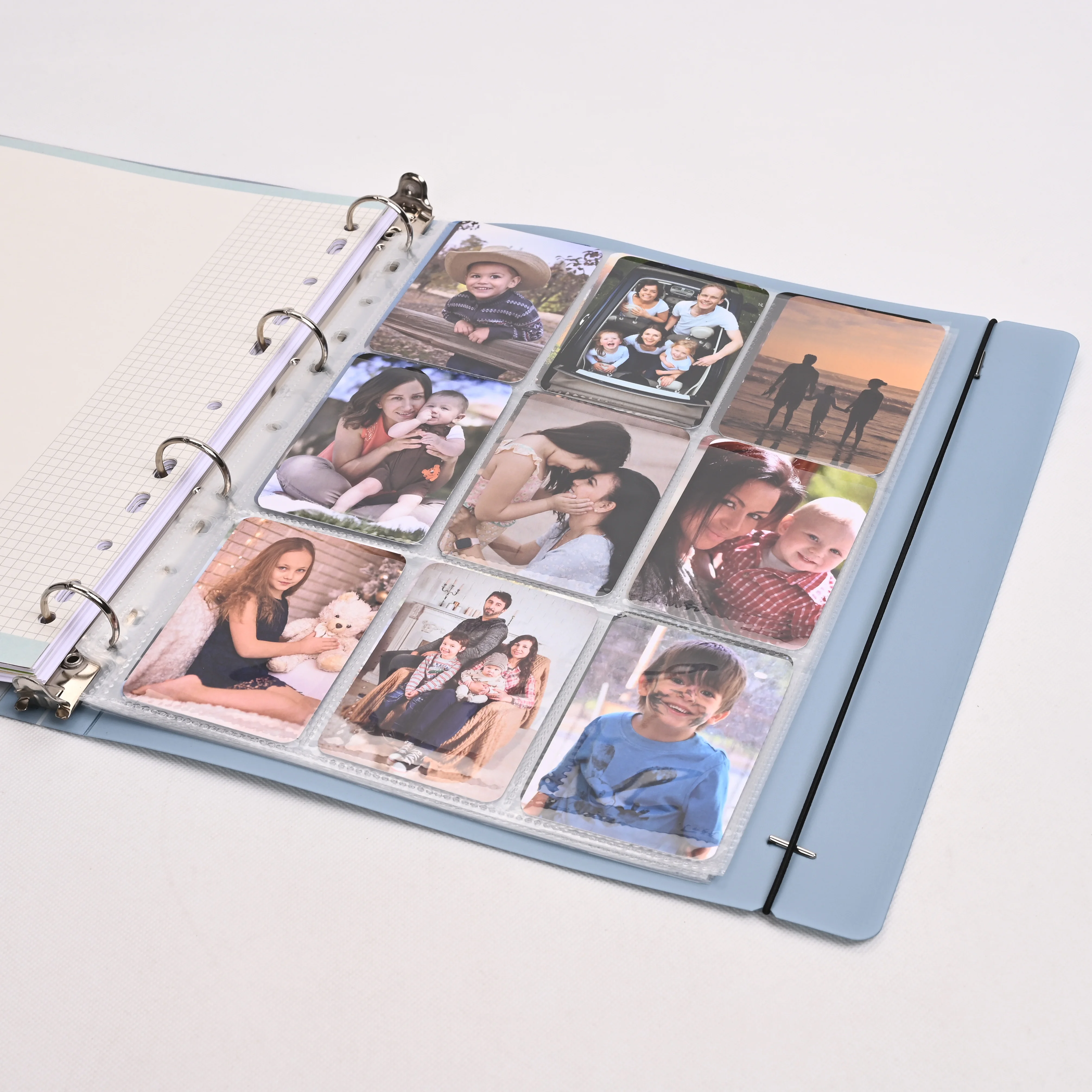 Custom Printed Binders Album Photo Baby Kids Wedding Flexible Photo Album Promotional Binders as Children Gifts