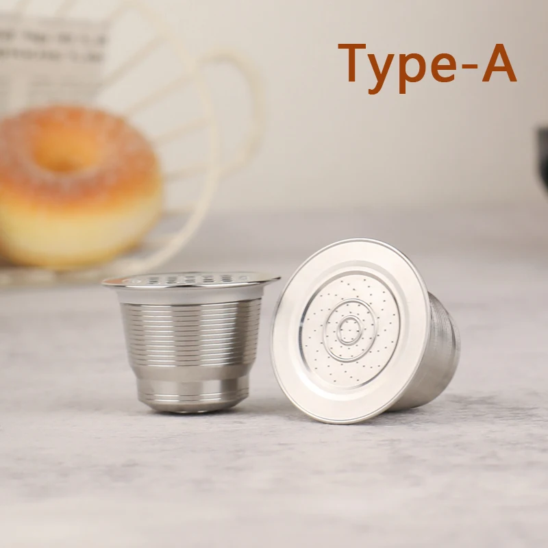 Suitable for Nespresso reusable stainless steel filled capsule coffee filter empty coffee pods