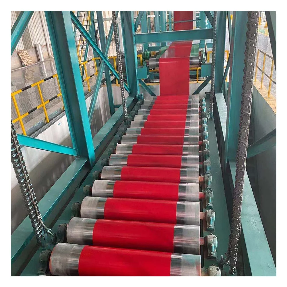 Metal coil color coating line aluminum coated metal machine for wall panels