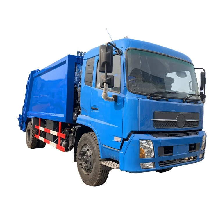 Right hand drive 10 tons Hydraulic Garbage Compactor Truck 6 Wheels trash compactor truck for sale