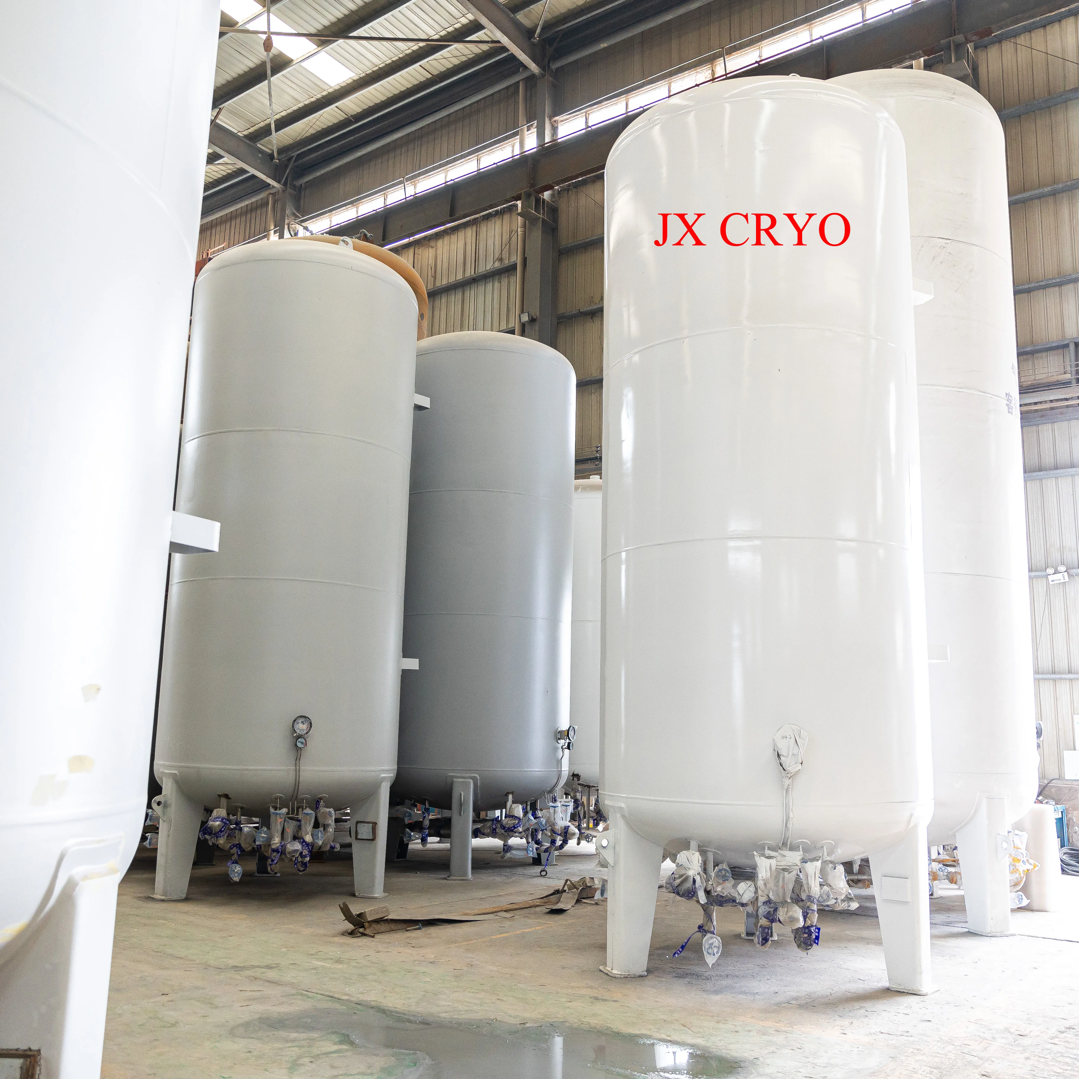 15m3 8bar Cryogenic Storage Tank For Industrial Gas Liquid Oxygen Nitrogen Argon CO2 LNG