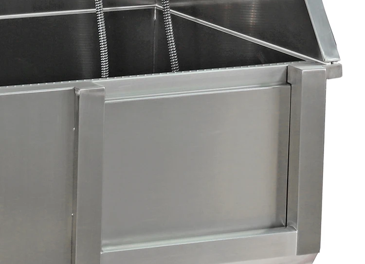 Electric Custom Size Dog Washing Stations Stainless Steel Dog Grooming Bath Tub