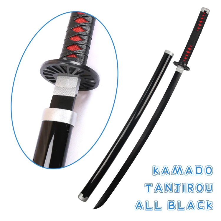 Factory Wholesale 8 Styles 104cm Anime Weapon Demon Slayer Kidults Role Play Toys Katana Wooden Swords For Cosplay Playing Boys