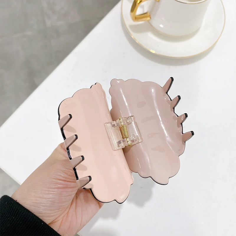 HONEY FLOWER 7cm 5cm Sizes Fashion Sheep Cute Back Head Acetate Crab Hair Claw Clip