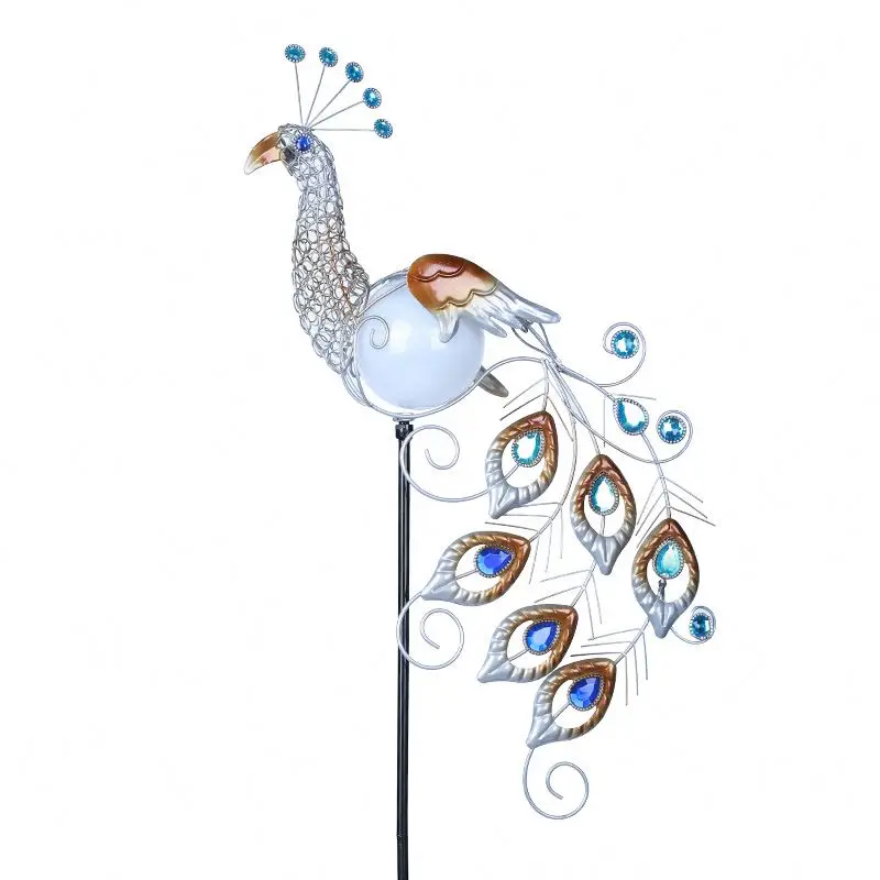 Ip44 Solar Garden Light Led Stakes Lighting Outdoor Metal Bumble Bee 2020 Stake Lights For Butterfly Owls Adjustable