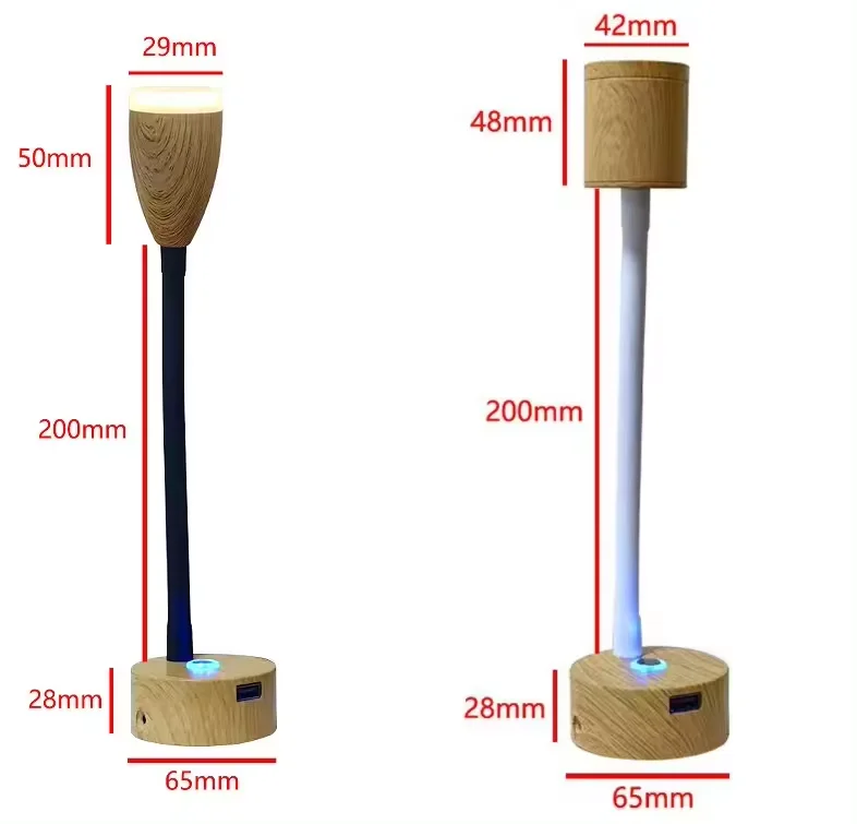 Flexible Gooseneck LED Clamp Reading Book Bed Laptop RV Night Lighting