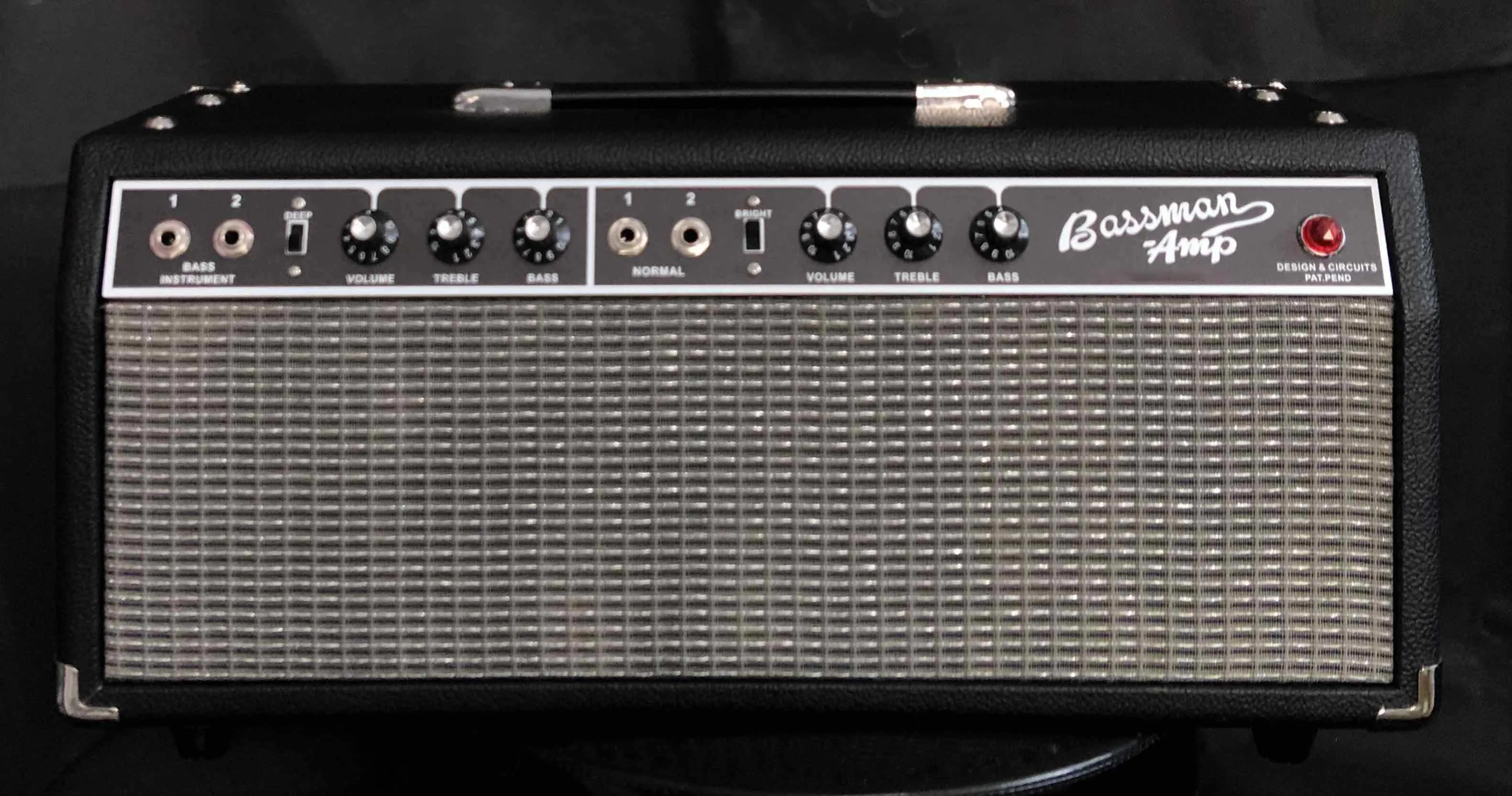 Гитарный усилитель Grand Bassman 2 канала 50 Вт блэкфейс версия схемы