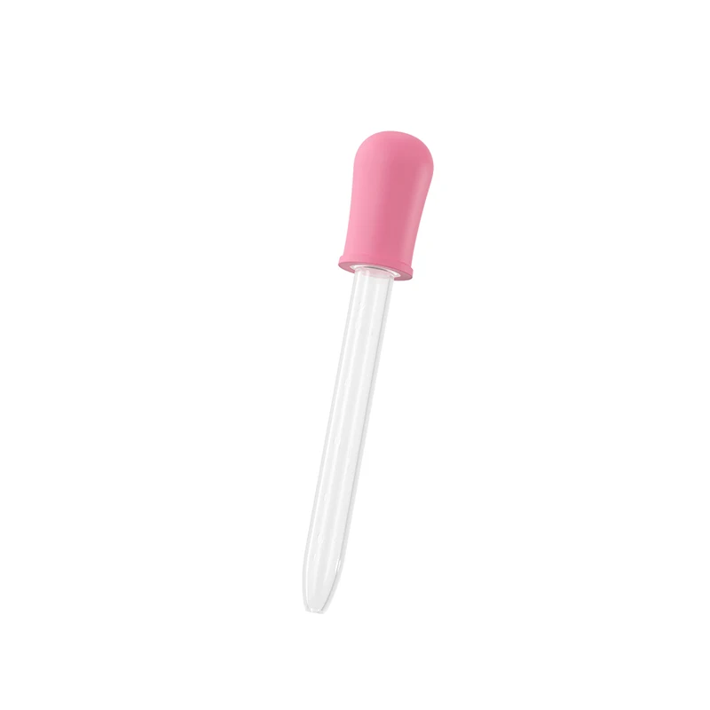 Free Sample Baby Feeding Pipettes Silicone PP 5ml Multi Color BPA Free Custom Medicine Feeder