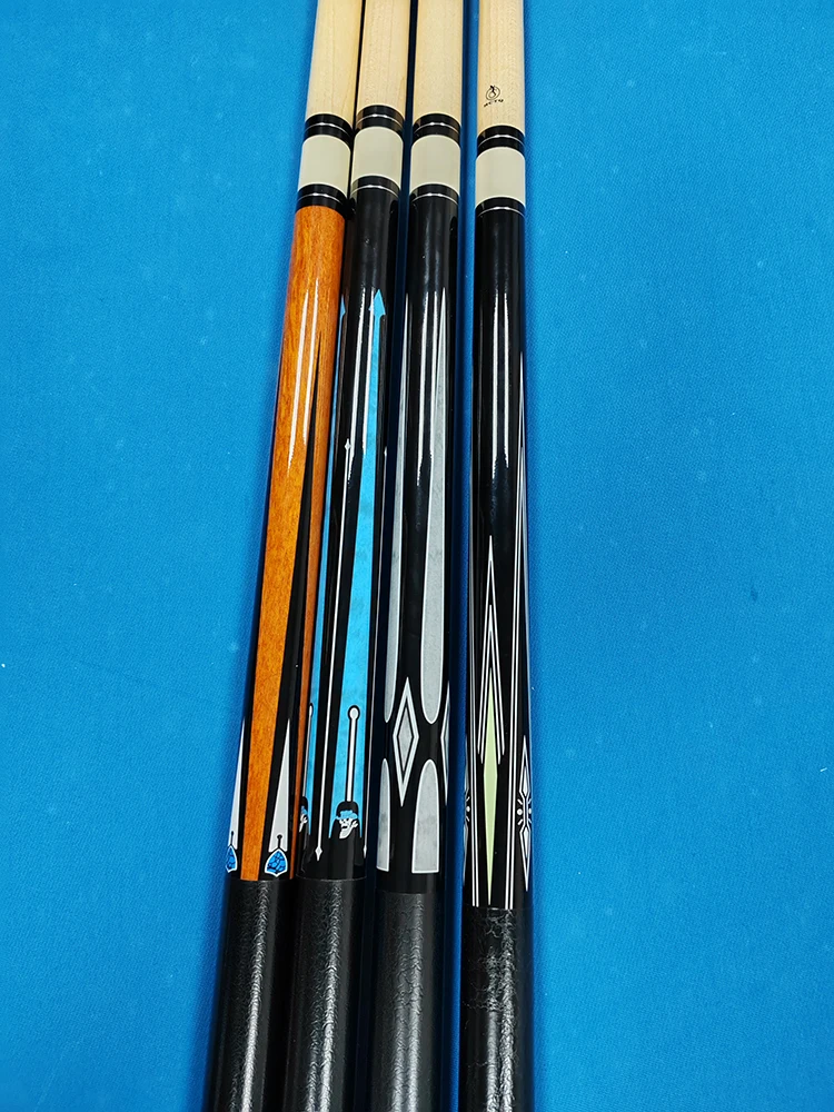 HCTQ Billiards Manufacturers 13mm Tip Stainless Steel Uni Lock Maple Wood 1/2 Billiard Pool Cue Stick