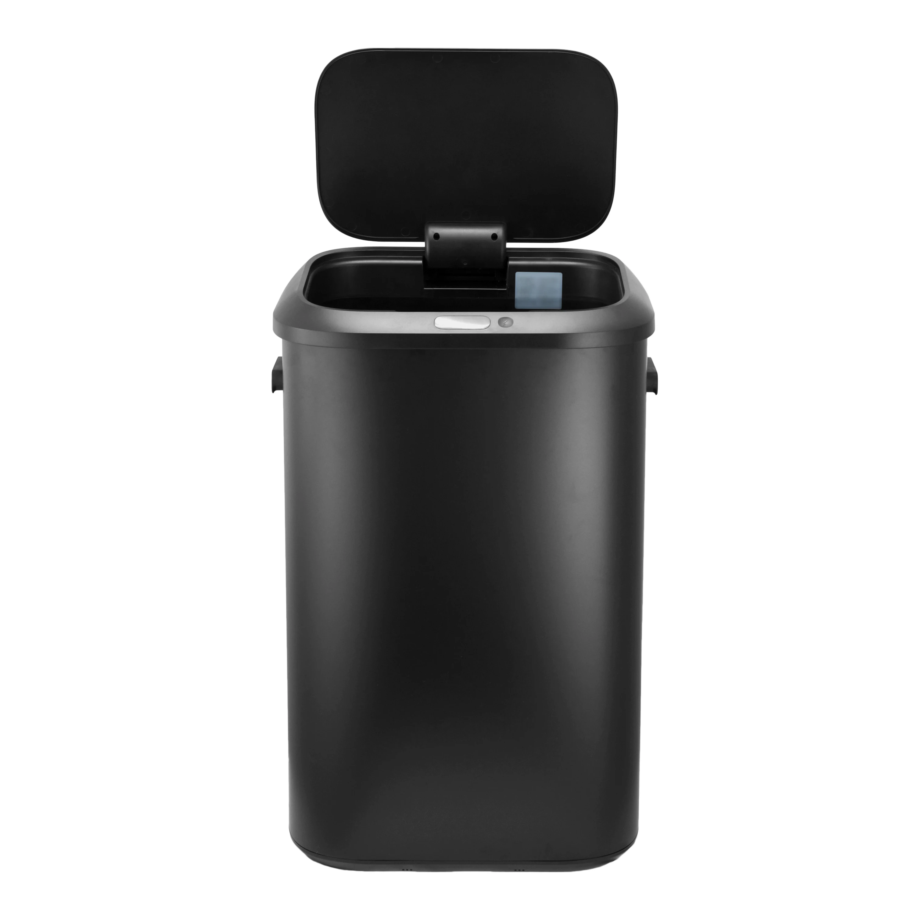 50L Rectangular Sensor Touchless Stainless Steel Recycling Bin Smart Electronic Lid Indoor Use Standing Structure