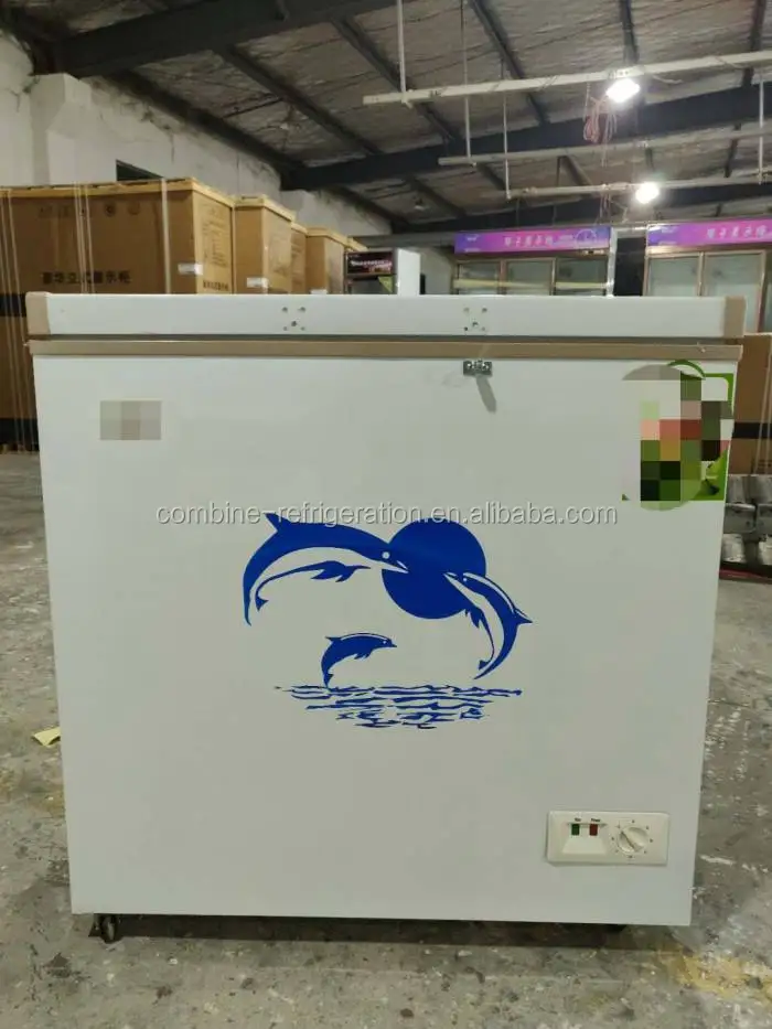 2021 New Deep Chest freezer 170L with single door and glass