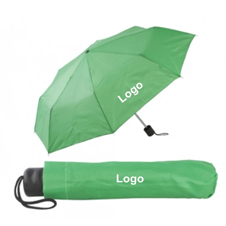 High quality wholesale promotional cheap  3 folding umbrella Logo printing