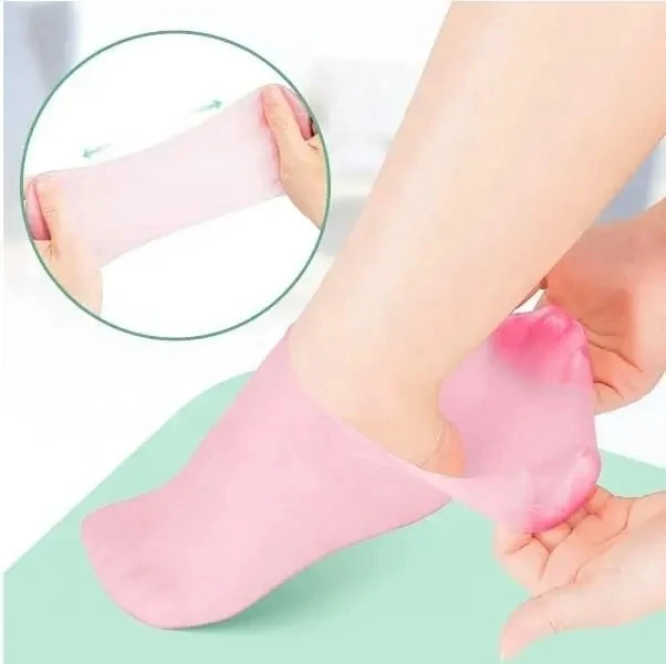 Silicone Moisturizing Gel Socks Breathable Socks Elastic Soft Non-slip Moisturizing Sock For Women Foot Care