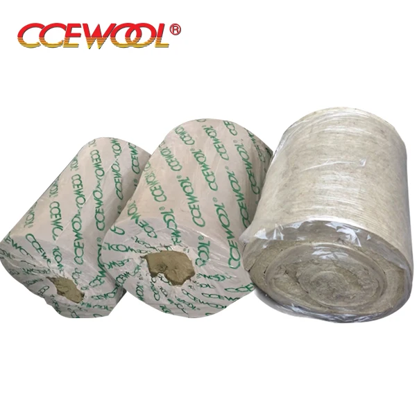 Rock wool insulation blanket for industrial insulation