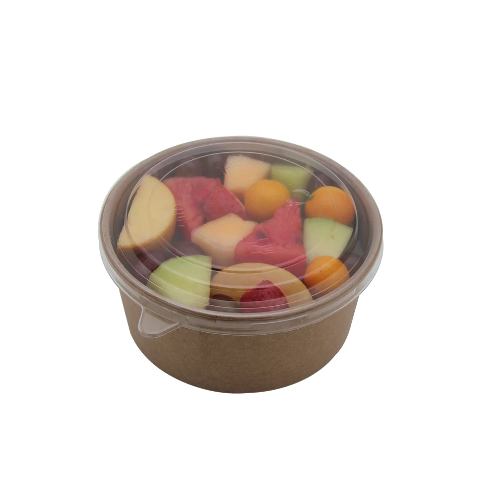 Single wall oven disposable 750ml mini news paper bowls with lids