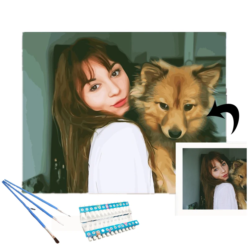 Dropshipping Factory Diy  Paint By Numbers Cherry Blossom Forest 5D Custom Painting By Numbers  For Adults And Kids