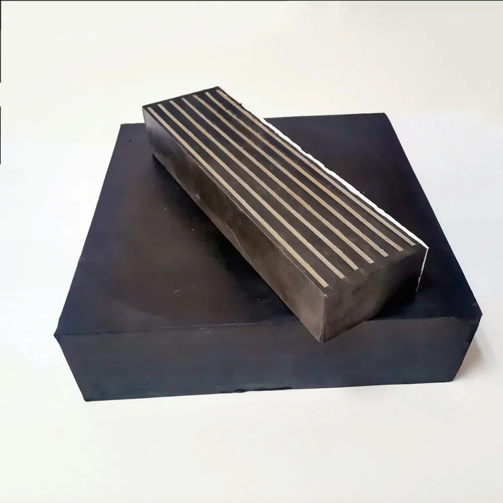 Seismic isolation bridge support rubber elastomeric bearing pad