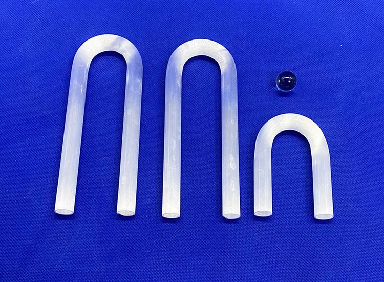 Milky White Quartz Glass Tube Heat Resistant Quartz Glass Pipe