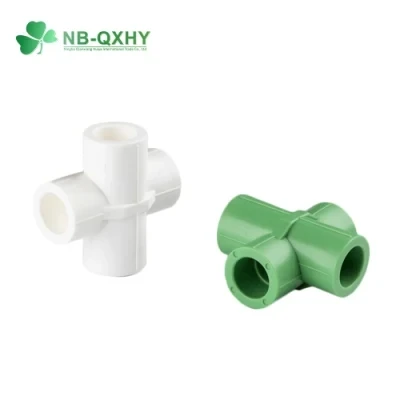Hot Water Plastic Green PPR Elbow Ball Valve Tee Pipe Fittings