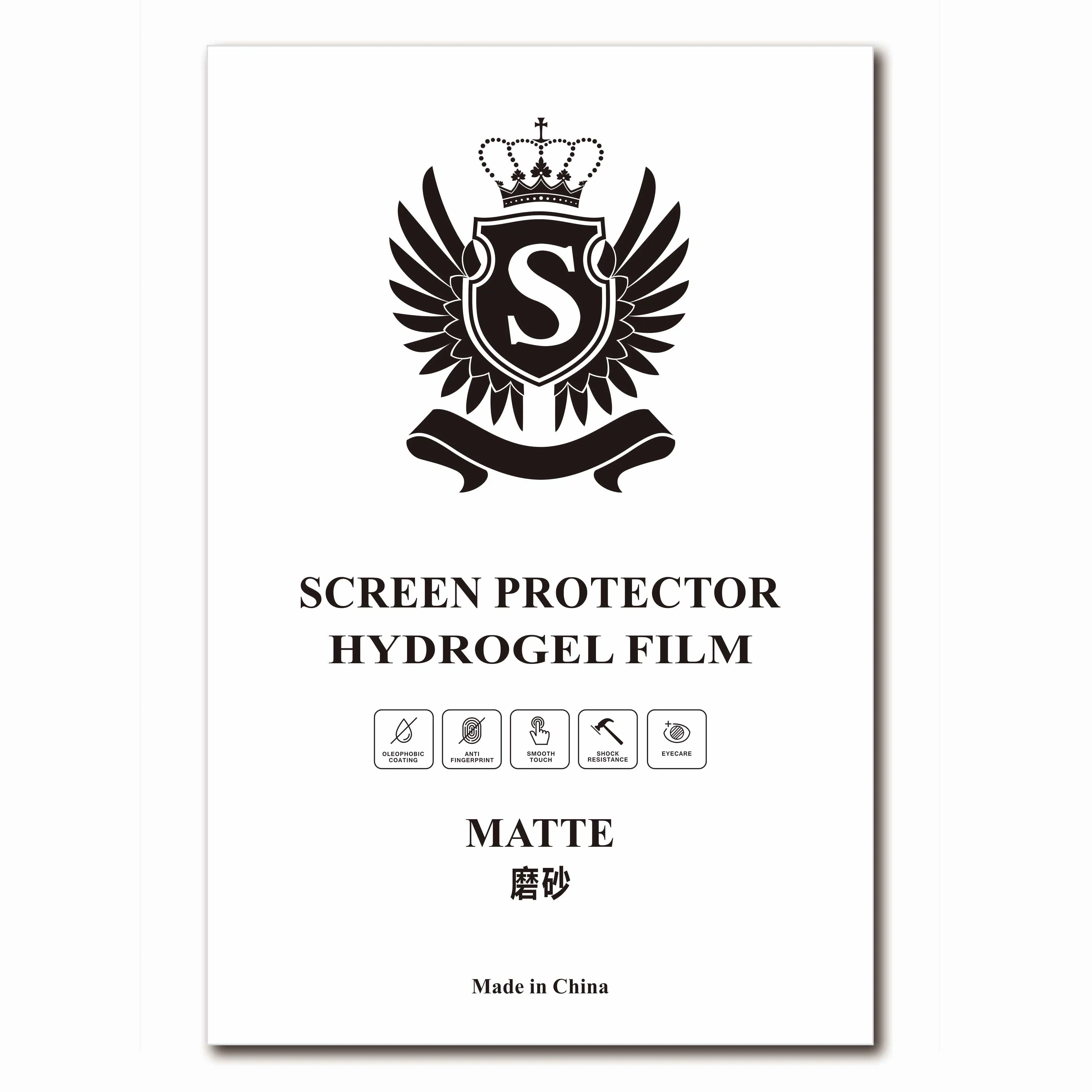 2022 OEM /ODM Curving TPU Hydrogel Film Screen Protector Film cutter can cut HD screen protector