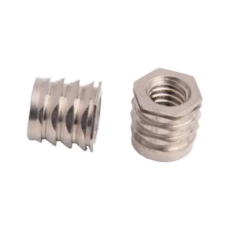 Factory Price Hexagonal Barbed Press-in Threaded Insert Nut
