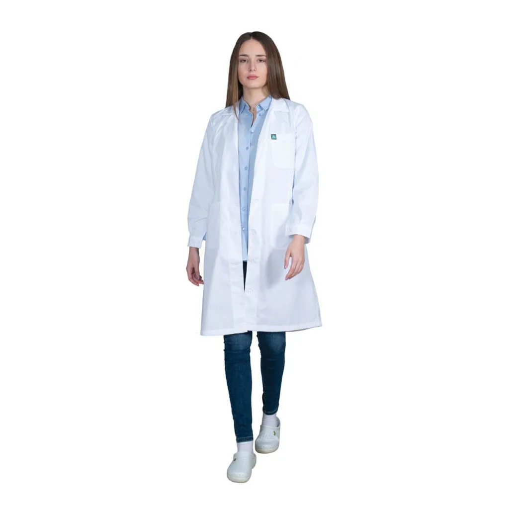 Long Sleeve Lab Coat Fashion White Labcoats Medical Lab Coats Wholesale Hospital Uniforms Lab Coat for Women