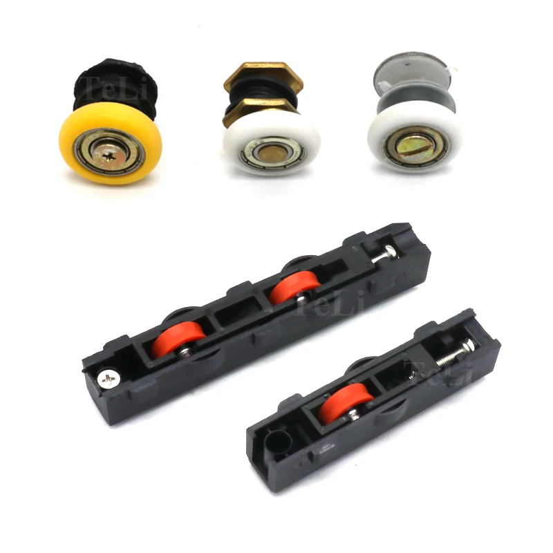 china factory price 608zz bearing wheel single or double plastic shell ball wheel V groove window wheel