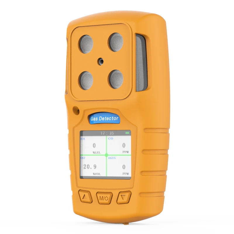 Safewill Gas Detector offers four-gas detection for high risk areas,portable multi  gas detector monitors