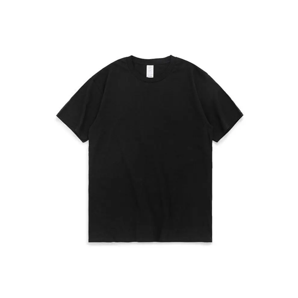 Oem Custom Tshirt 100% Premium Pure Cotton Plain Black White Classic Short Sleeved Tee Summer Casual High Quality Men T Shirts