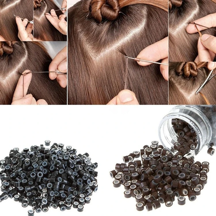  Xuchang Harmony Hair 4000 шт. 4 мм 5 алюминиевые силиконовые микробусины инструменты для наращивания волос itip