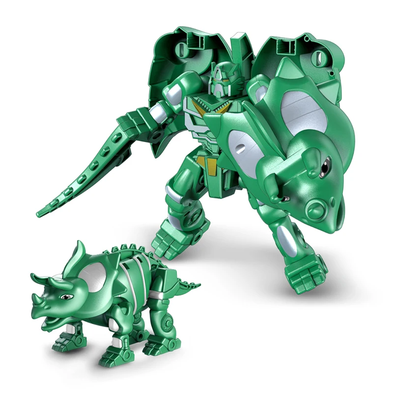 Interesting deformation diy robot blocks dinosaur assembly set for kids